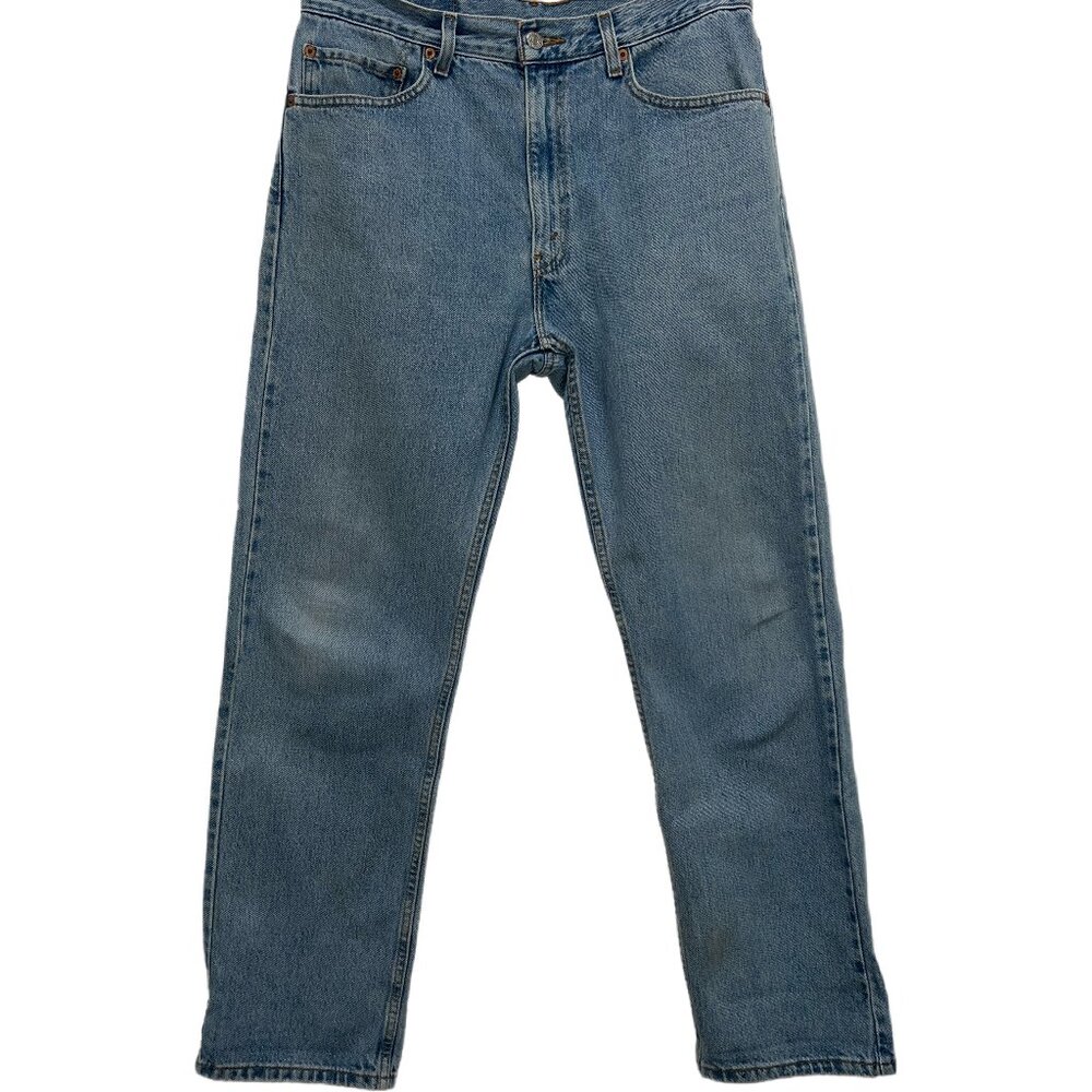 0720 Levi's 505 Straight Leg Faded Denim Jeans